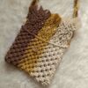 Macramé Schoudertas Handgeweven voor Vrouwen Model Blad
