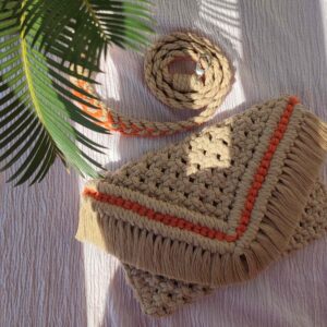Macramé Schoudertas Handgeweven voor Vrouwen Model Maryam
