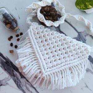 Macramé Schoudertas Handgeweven voor Dames Model Paradise