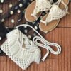 Macramé Schoudertas Handgeweven voor Vrouwen Model Refah