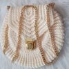 Macramé Schoudertas voor Vrouwen Handgeweven Model Cirkelvormig