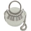 Macramé Sling Bag voor Dames Handgeweven met Kwast Ontwerp