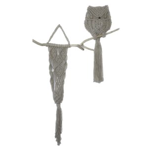 Macramé Wanddecoratie Tapestry Kunst Bohemian Model Uil