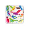 Lichtgewicht melamine dienblad - Vierkant dienblad met vogelontwerp