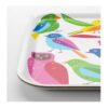 Lichtgewicht melamine dienblad - Vierkant dienblad met vogelontwerp