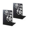 Bloem Ontwerp Metalen Kunst Boekensteun – Perfect voor Ingangen of Cadeauwinkels