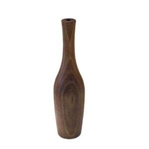Minimalistische Decoratieve Houten Vaas – Massief Hout