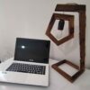 Minimalistische Houten Bureaulamp – Ideaal voor Lezen
