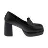 Natuurlijke Leren Instappers Hoge Hakken Schoenen voor Dames