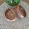 Natuurlijke Houten Kom Gemaakt van Walnoothout voor Woondecoratie