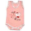 Pasgeboren Baby Meisje Rompertje Model Roze Beer