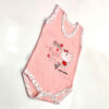 Pasgeboren Baby Meisje Rompertje Model Roze Beer