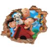 3D muursticker Snoopy en vrienden