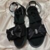 Open Teen Casual Platte Sandalen voor Vrouwen Model Strik