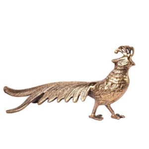 Pauw Koperen Beeldje Decoratief Standbeeld – Spiritueel Vogelbeeld