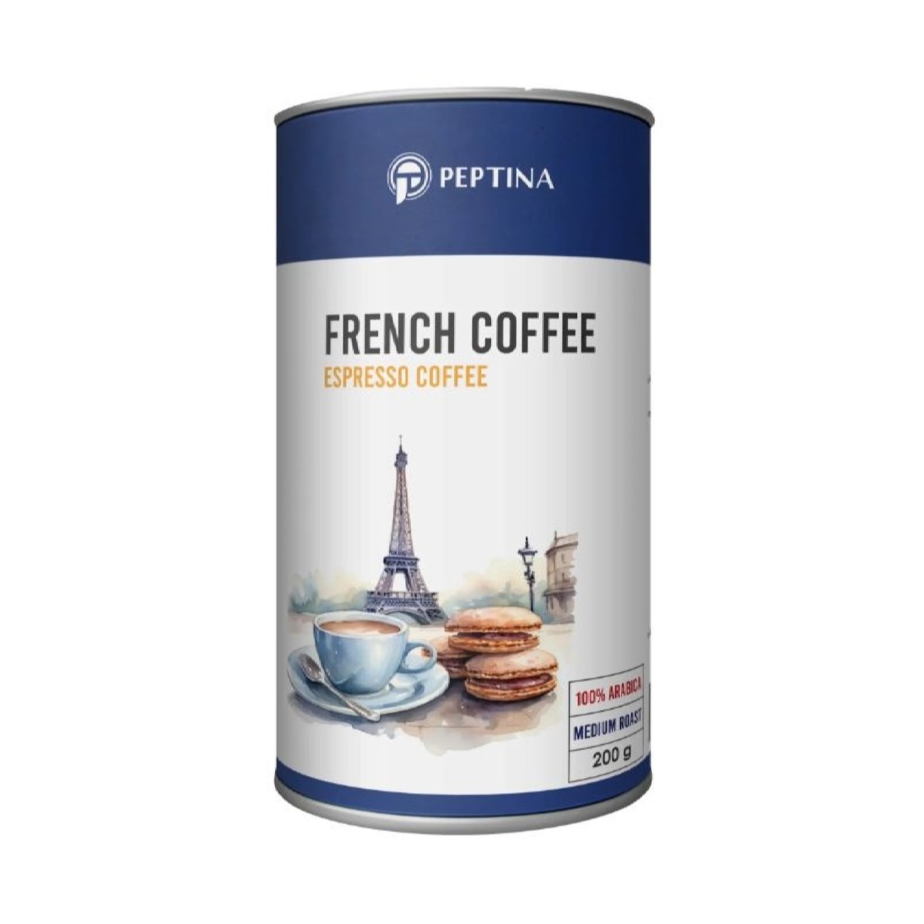 Peptina Franse Espresso Koffie Medium Gebrand 200 gr (x3)