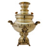 Perzische Messing Samovar Decoratieve Houtskool Theemaker 4,5 Liter
