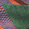 Origineel handgeknoopt Perzisch gestreept Gabbeh tapijt - Groen, Wol