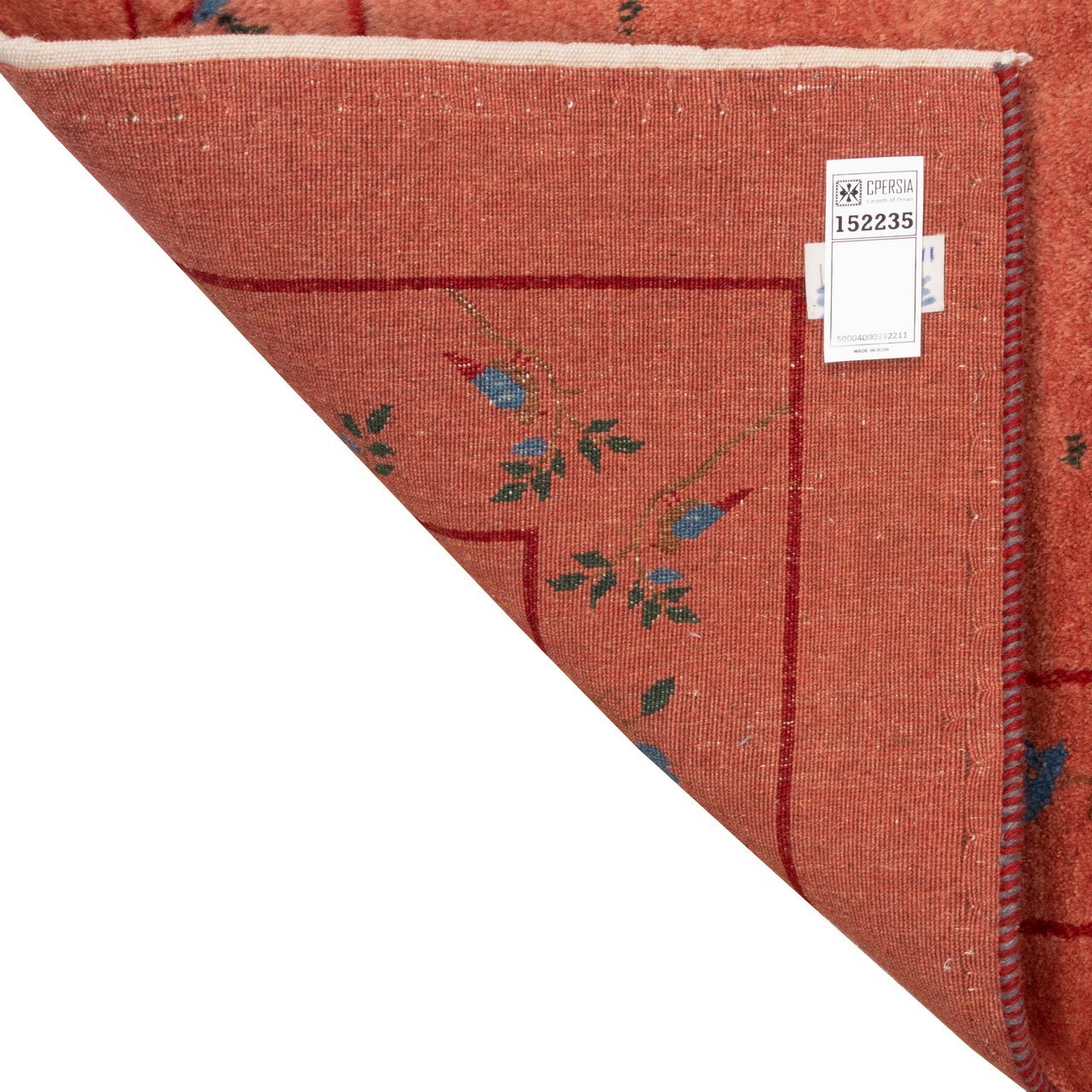 Authentiek handgeknoopt Perzisch levensboom Gabbeh tapijt – Rood, Wol