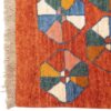 Handgeknoopt Perzisch geometrisch Gabbeh tapijt - Baksteenrood, Wol