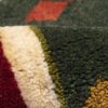 Origineel handgeknoopt Perzisch geometrisch Gabbeh tapijt - Kastanjebruin, Wol