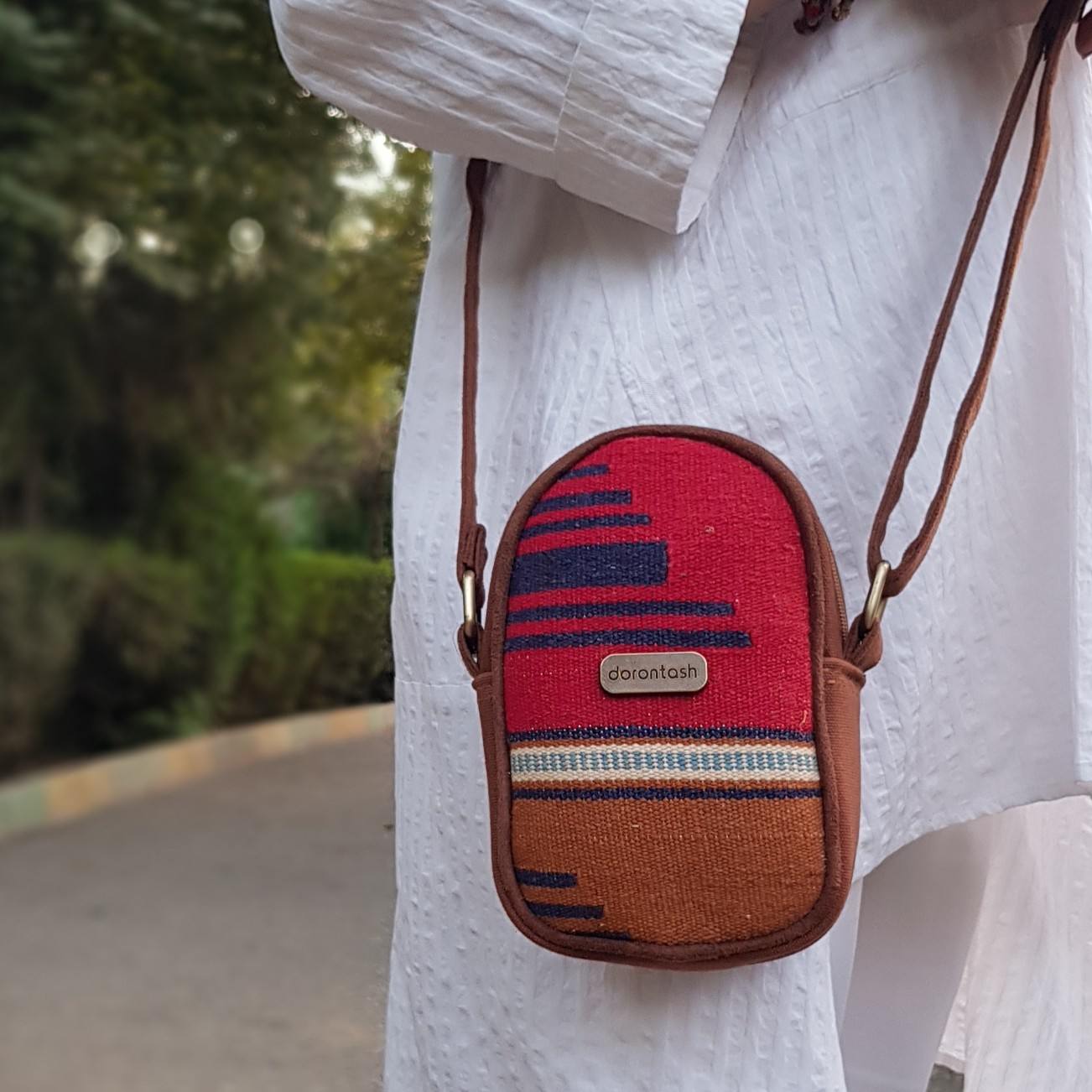 Kilim Crossbody Schoudertas – Perzische Inspiratie