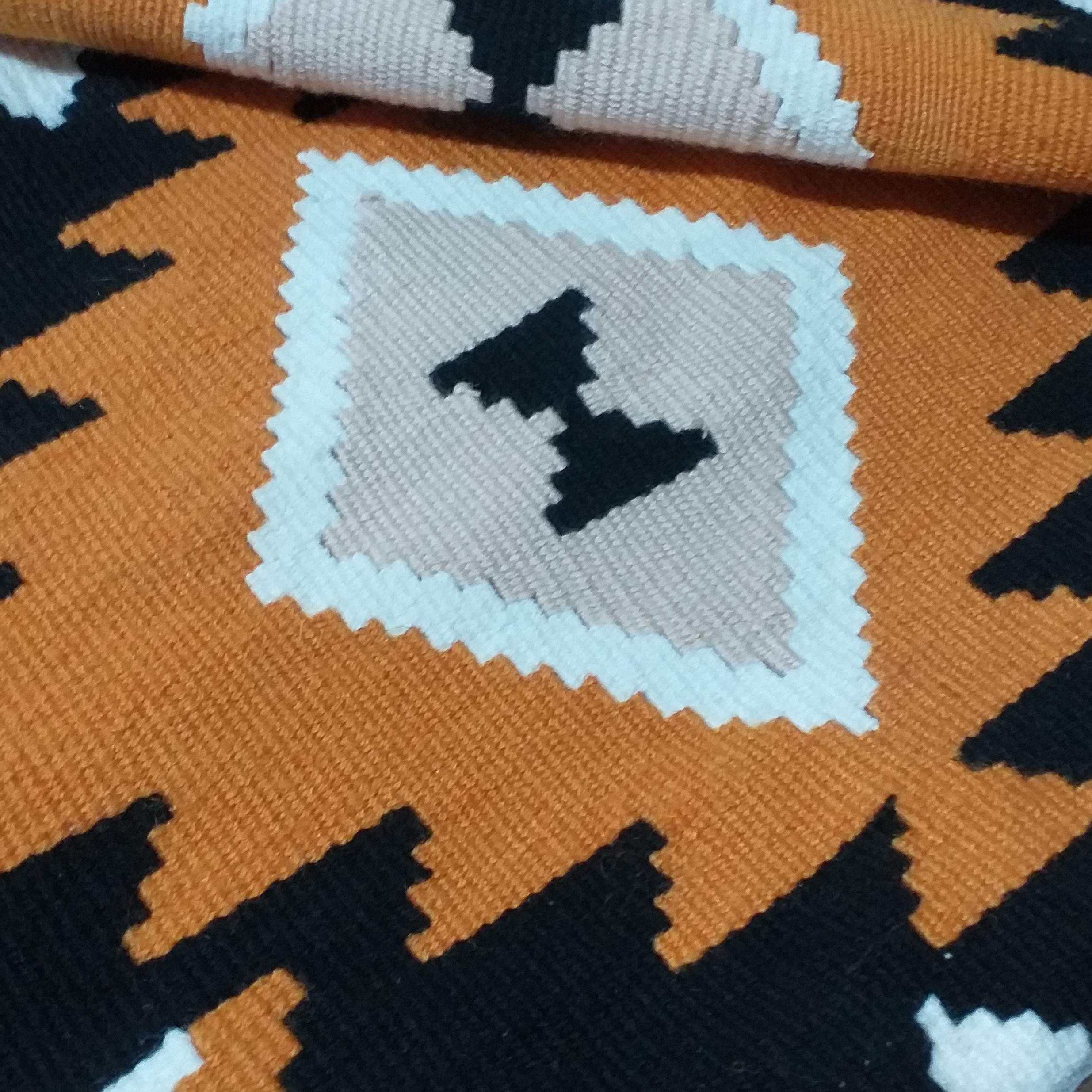 Perzische Kilim Kussenhoes – Handgeweven Traditioneel Ontwerp (Set van 2)