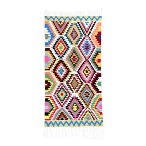 Perzisch Kilim Tapijt Handgeweven in Ardabil Qashqai