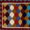 Perzisch Kilim Tapijt met Wol Handgeweven in Ardabil Geometrisch Qashqai
