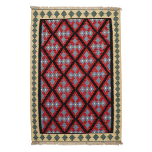 Perzisch Kilim Tapijt met Wol Handgeweven in Fars Qashqai