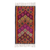 Perzisch Kilim Tapijt van Wol Handgeweven in Teheran Qashqai Roze
