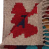 Perzisch Kilim Wol Tapijt Handgeweven in Teheran Geometrisch Ontwerp