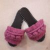 Groene Macramé Boho Chic Slippers – Model Shaparak