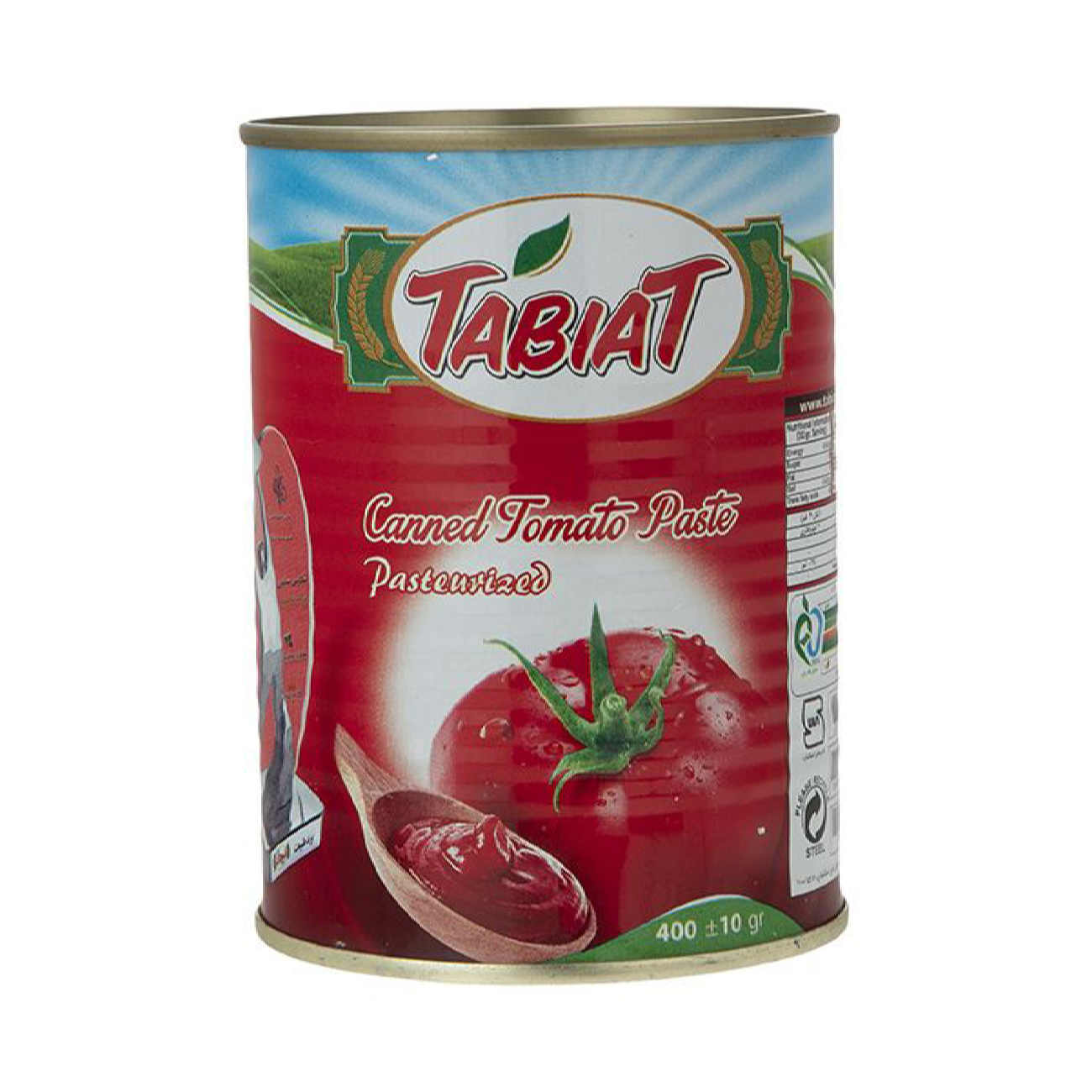 Perzische gepasteuriseerde tomatenpuree Tabiat – 400g (4 stuks)
