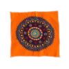 Perzisch Pateh Tafelkleed Mandala Ontwerp – Oranje