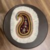 Perzisch Pateh Tafelkleed Kerman Handgemaakt Paisley – Wit