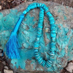 Perzische Neyshabur Turkoois Rozenkrans: 101 Gebedskralen Tasbih