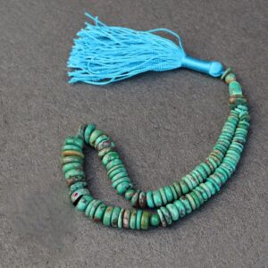 Perzische Neyshabur Turkoois Rozenkrans: 101 Gebedskralen Tasbih