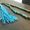 Perzische Neyshabur Turkoois Rozenkrans: 33 Gebedskralen Tasbih