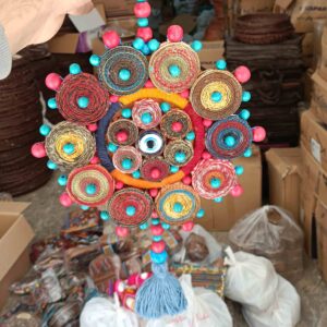 Perzische Boze Oog Wandhanger – Model Grote Cirkel Handgemaakt