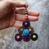Perzische Boze Oog Wandhanger - Model Driehoek Blauw Handgemaakt