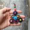 Perzische Boze Oog Wandhanger - Model Driehoek Blauw Handgemaakt
