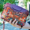 Handgeweven Kilim Crossbody Tas – Rood