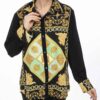Perzische Tuniek Top met Geometrisch Ontwerp voor Vrouwen