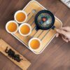 Japans Porseleinen Theeservies met 360 Graden Draaibare Theepot