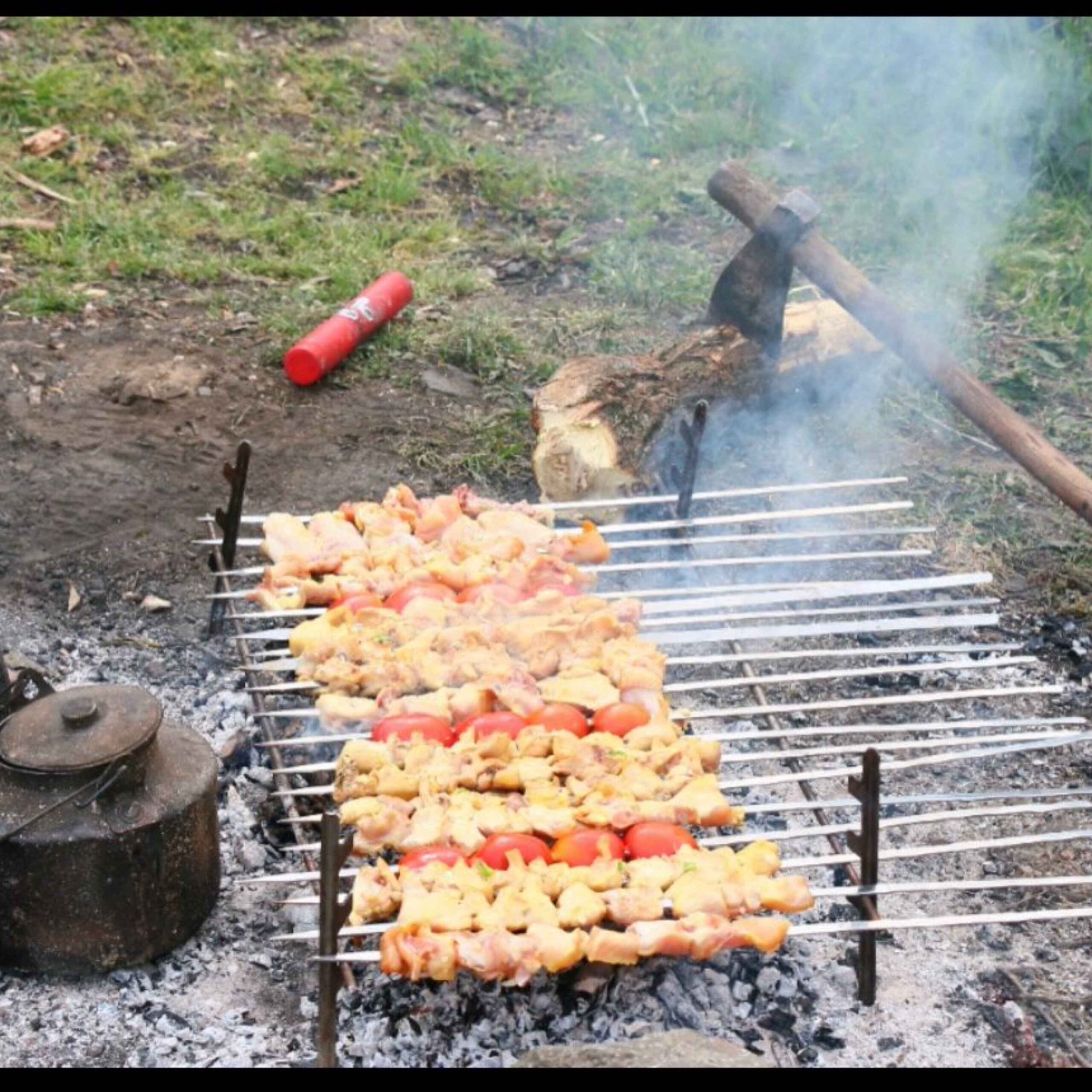 Draagbare Mini Camping Grill Rugzakformaat