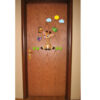 Verwijderbare Kinderkamer Houten Wandstickers met Giraffe Ontwerp