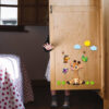 Verwijderbare Kinderkamer Houten Wandstickers met Giraffe Ontwerp