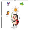 Verwijderbare Houten Kinderkamer Muurstickers met Lieveheersbeestjes Ontwerp