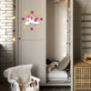 Verwijderbare Kinderkamer Houten Muurstickers met Eenhoorn Ontwerp